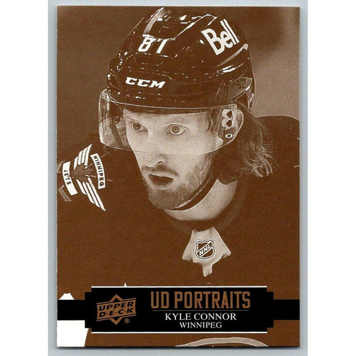 2021-22 Upper Deck Hockey Series 1 UD Portraits #P-26 Kyle Connor Winnipeg Jets - Collectible Craze America