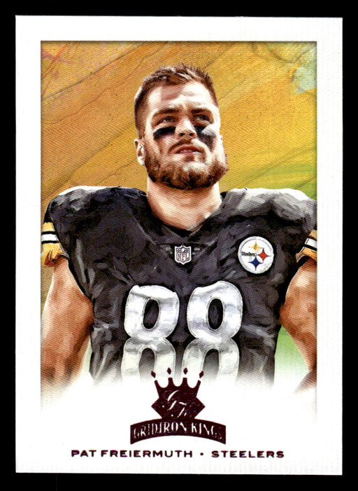Pat Freiermuth 2021 Panini Chronicles Football Gridiron Kings Pink Front of Card