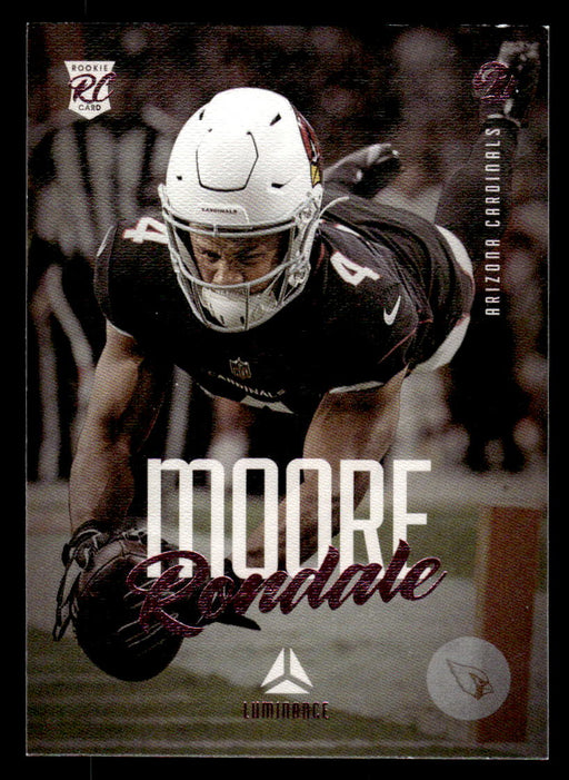 Rondale Moore 2021 Panini Chronicles Football Luminance Pink Front of Card