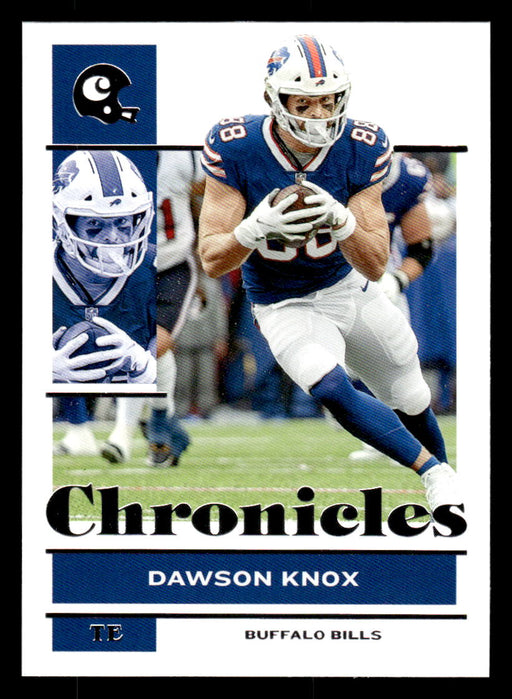 Dawson Knox 2021 Panini Chronicles Football Chronicles Front of Card