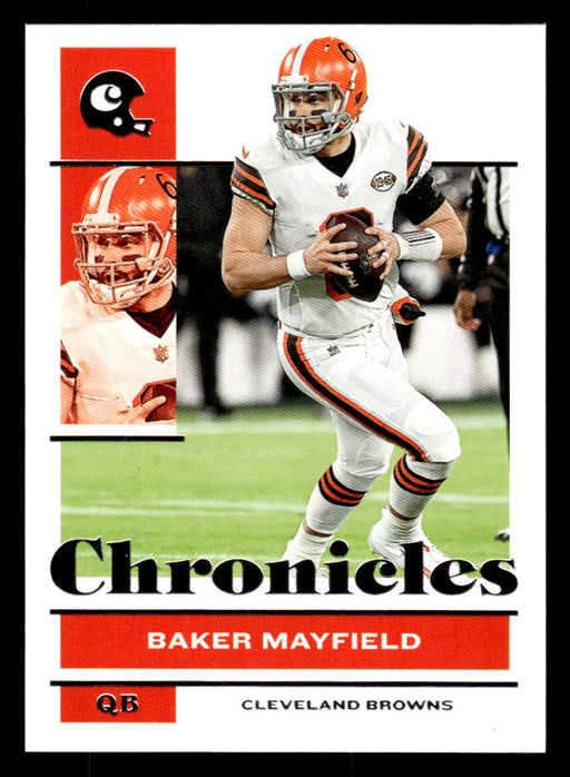 Baker Mayfield 2021 Panini Chronicles Football Chronicles Front of Card