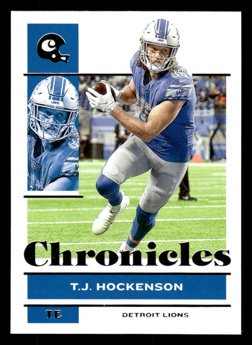 T.J. Hockenson 2021 Panini Chronicles Football Chronicles Front of Card