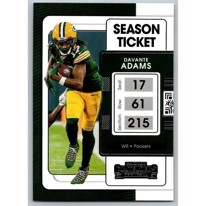 2021 Panini Contenders NFL Davante Adams Green Bay Packers #35 - Collectible Craze America