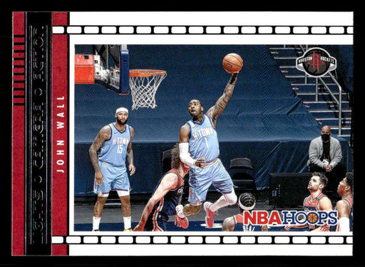 John Wall 2021 Panini NBA Hoops Lights Camera Action Front of Card