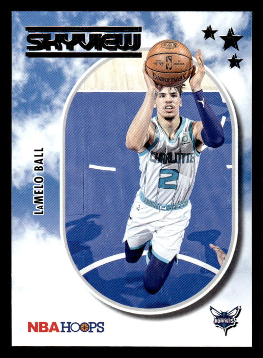 LaMelo Ball 2021 Panini NBA Hoops Skyview Front of Card