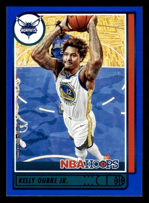 Kelly Oubre Jr. 2021 Panini NBA Hoops Blue Front of Card