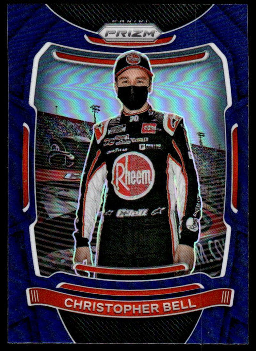 Christopher Bell 2021 Panini Prizm Blue Prizm Front of Card