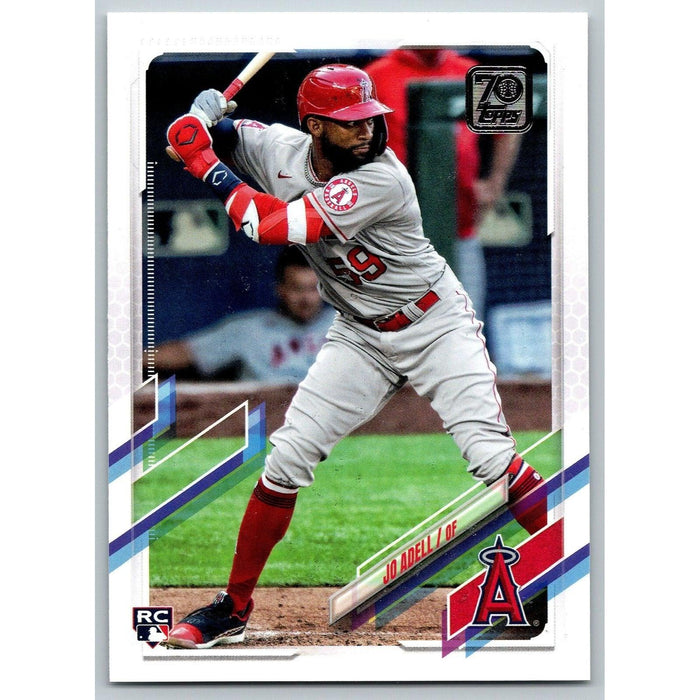 2021 Topps Baseball Complete Set Jo Adell RC Los Angeles Angels #43 - Collectible Craze America