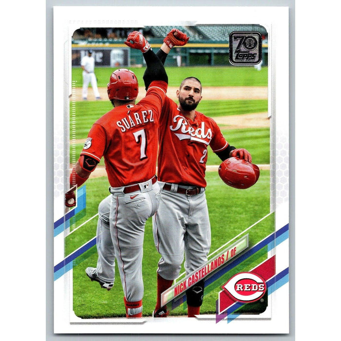 2021 Topps Baseball Complete Set Nick Castellanos Cincinnati Reds #365 - Collectible Craze America