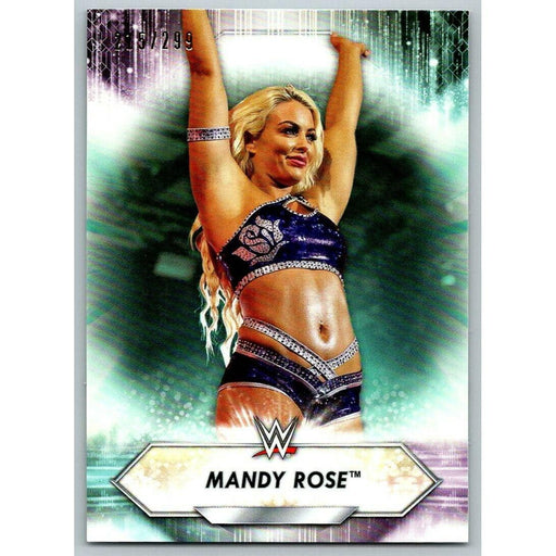 2021 Topps WWE Wrestling #181 Mandy Rose 215/299 Aqua - Collectible Craze America