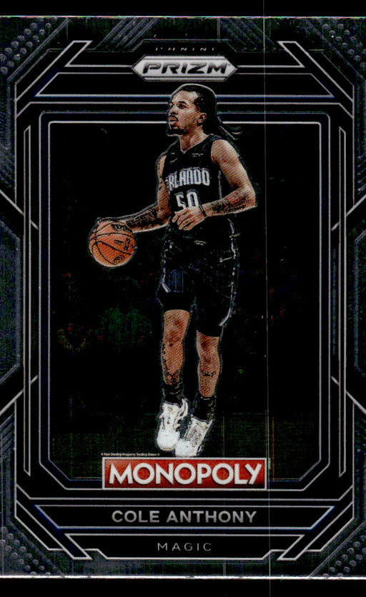 Cole Anthony 2022-23 Panini Prizm NBA Monopoly Base Front of Card