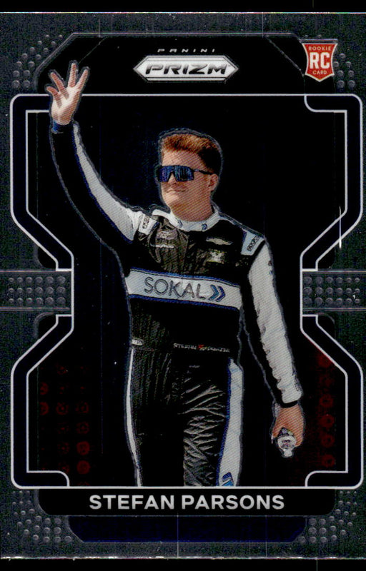 Stefan Parsons 2022 Panini Prizm Racing Base Front of Card