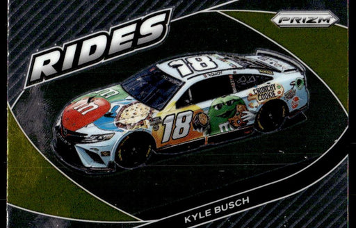 Kyle Busch 2022 Panini Prizm Racing Rides Front of Card
