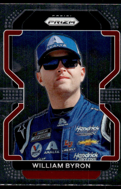 William Byron 2022 Panini Prizm Racing Base Front of Card