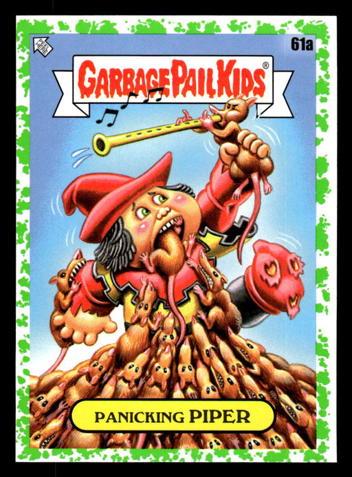Panicking PIPER 2022 Topps Garbage Pail Kids Bookworms Booger Green Front of Card