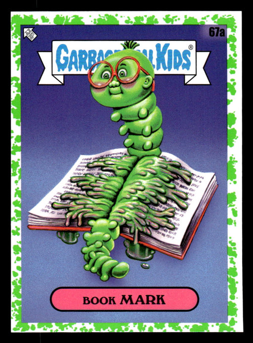 Book MARK 2022 Topps Garbage Pail Kids Bookworms Booger Green Front of Card