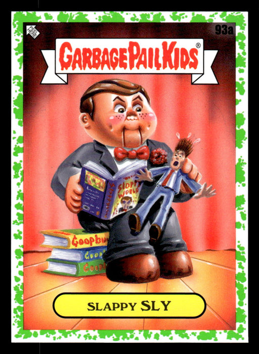 Slappy SLY 2022 Topps Garbage Pail Kids Bookworms Booger Green Front of Card