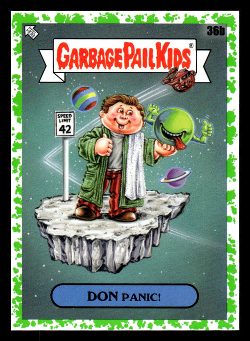 DON Panic! 2022 Topps Garbage Pail Kids Bookworms Booger Green Front of Card