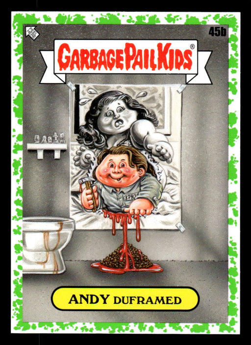 ANDY Duframed 2022 Topps Garbage Pail Kids Bookworms Booger Green Front of Card