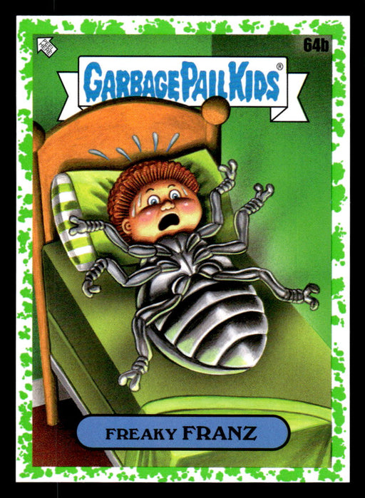 Freaky FRANZ 2022 Topps Garbage Pail Kids Bookworms Booger Green Front of Card