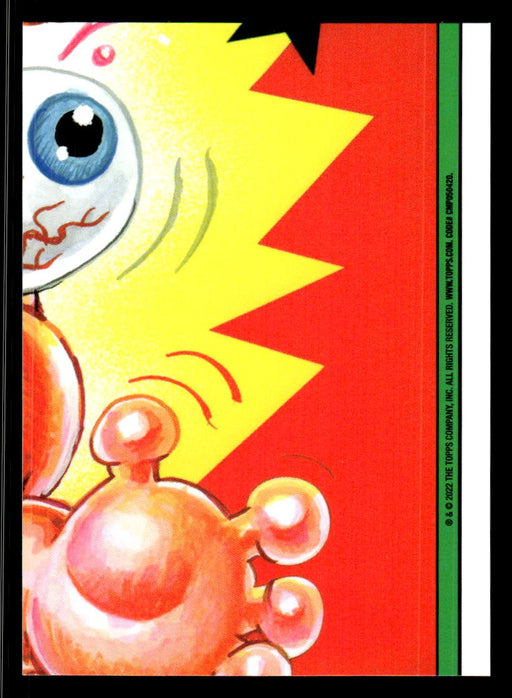 ZED Phones 2022 Topps Garbage Pail Kids Bookworms Booger Green Back of Card