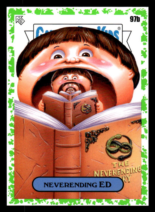 Neverending ED 2022 Topps Garbage Pail Kids Bookworms Booger Green Front of Card