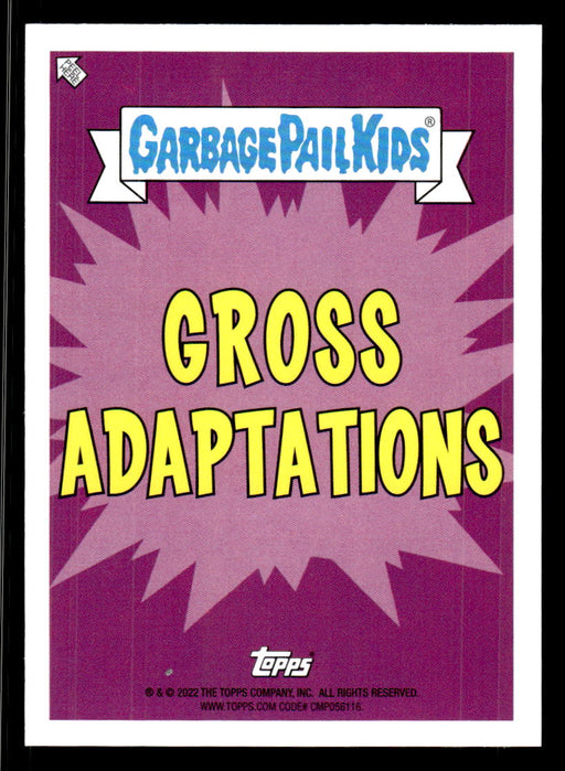 Dropping-off DOROTHY 2022 Topps Garbage Pail Kids Bookworms Gross Adaptations Back of Card