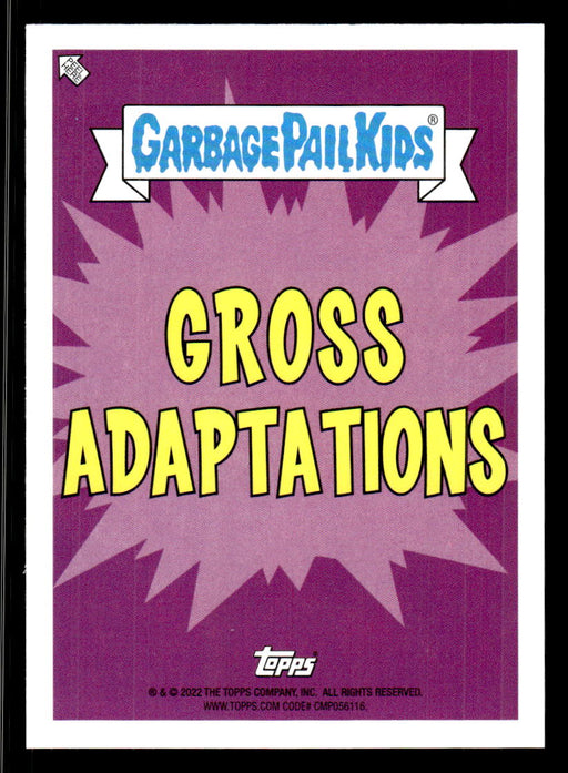 Malodorous MARY 2022 Topps Garbage Pail Kids Bookworms Gross Adaptations Back of Card