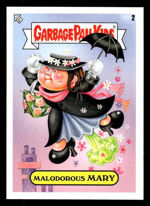 Malodorous MARY 2022 Topps Garbage Pail Kids Bookworms Gross Adaptations Front of Card