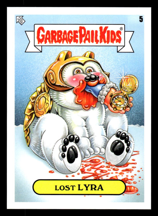 Lost LYRA 2022 Topps Garbage Pail Kids Bookworms Gross Adaptations Front of Card