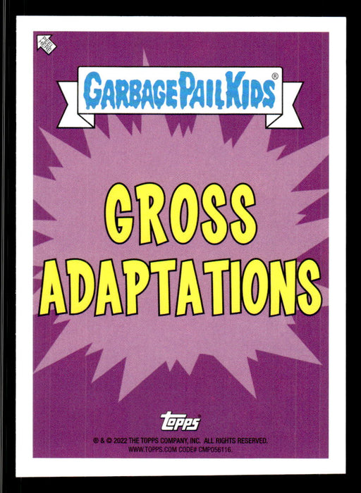 JAMES Gone 2022 Topps Garbage Pail Kids Bookworms Gross Adaptations Back of Card