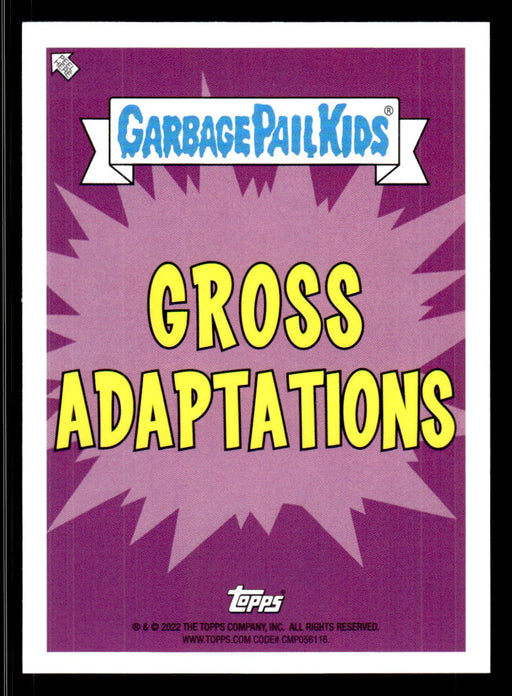 BF GENO 2022 Topps Garbage Pail Kids Bookworms Gross Adaptations Back of Card