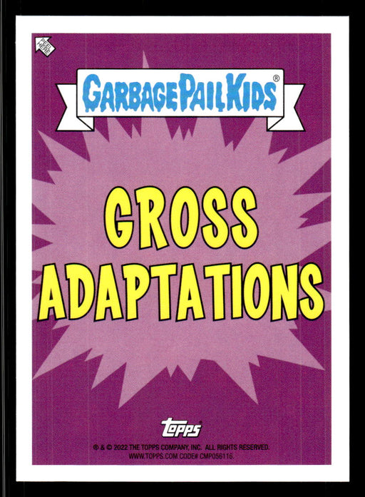 Juiced JAMES 2022 Topps Garbage Pail Kids Bookworms Gross Adaptations Back of Card