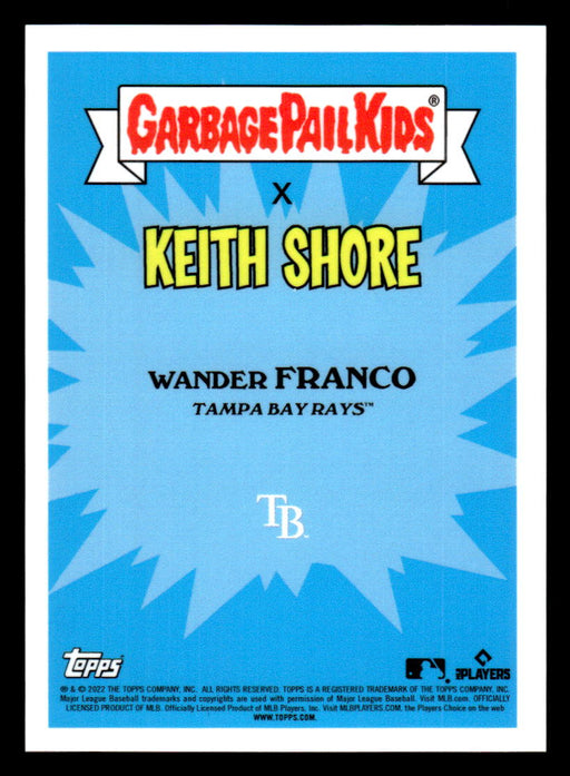 Woodstock WANDER 2022 Topps MLB x GPK Series 1 Keith Shore Base Back of Card