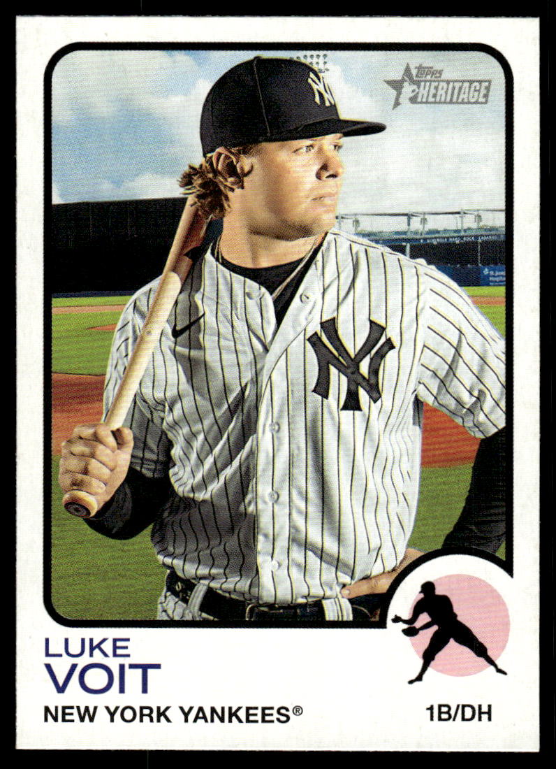 Luke Voit 2022 Topps Heritage # 385 Base New York Yankees