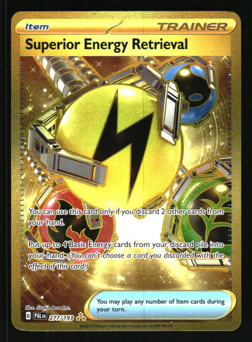 Superior Energy Retrieval 2023 Pokemon Paldea Evolved Front of Card