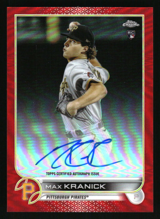 Max Kranick 2022 Topps Chrome Front of Card