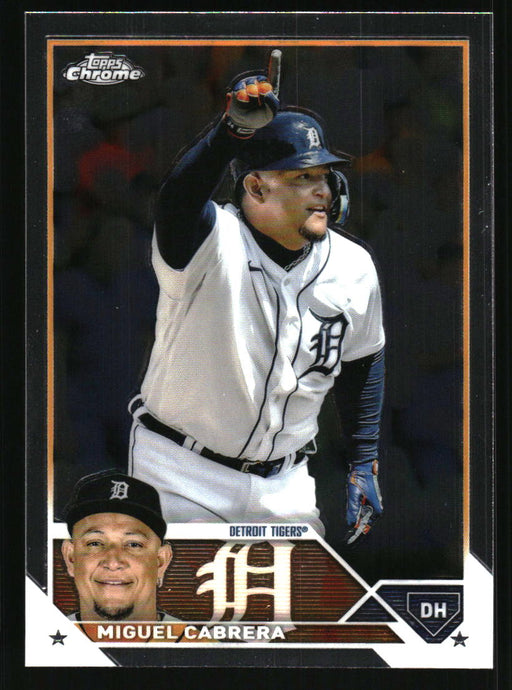 Miguel Cabrera 2023 Topps Chrome Front of Card