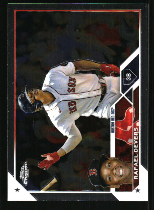 Rafael Devers 2023 Topps Chrome Front of Card