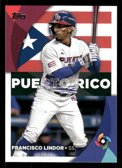 Francisco Lindor 2023 Topps Series 2 Front of Card