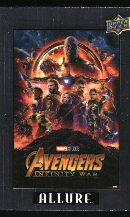 Avengers: Infinity War 2022 Upper Deck Marvel Allure Front of Card