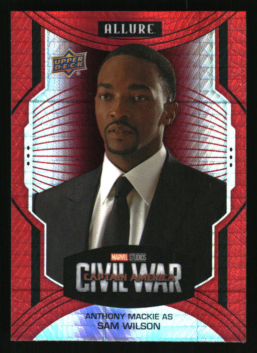 Anthony Mackie as Falcon 2022 Upper Deck Marvel Allure Front of Card