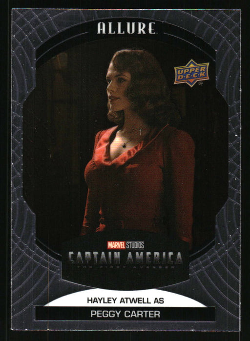 Hayley Atwell as Peggy Carter 2022 Upper Deck Marvel Allure Front of Card