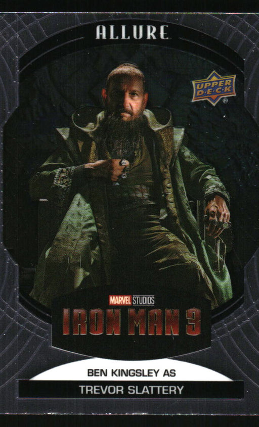 Ben Kingsley as Trevor Slattery 2022 Upper Deck Marvel Allure Front of Card