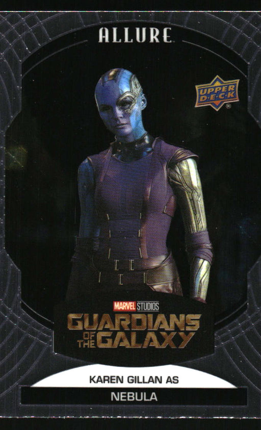 Karen Gillan as Nebula 2022 Upper Deck Marvel Allure Front of Card