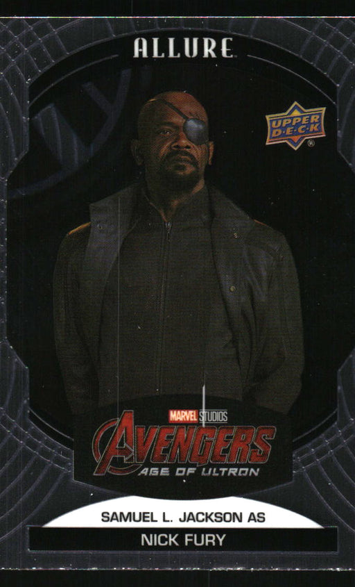 Samuel L. Jackson as Nick Fury 2022 Upper Deck Marvel Allure Front of Card