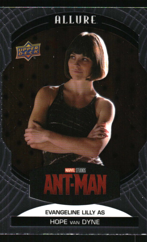 Evangeline Lilly as Wasp 2022 Upper Deck Marvel Allure Front of Card