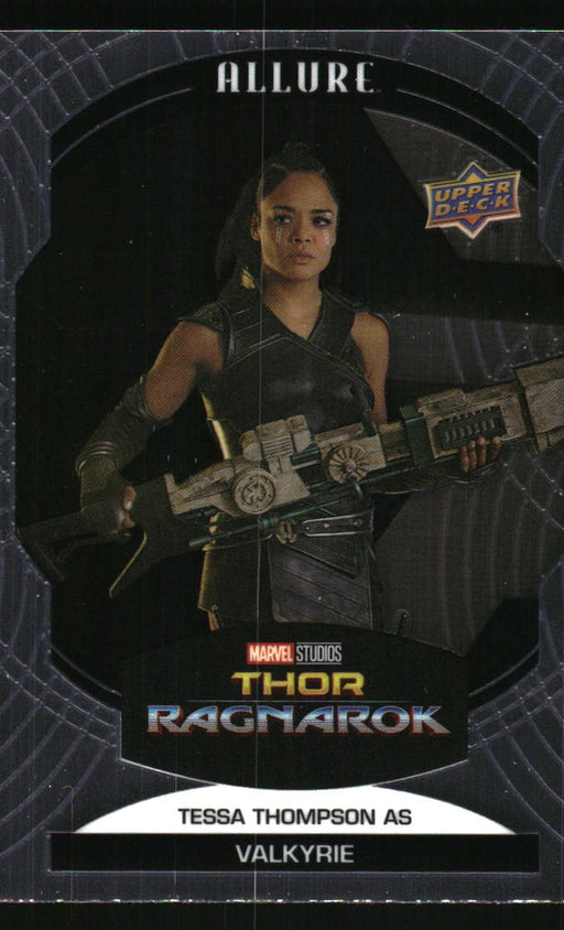 Tessa Thompson as Valkyrie 2022 Upper Deck Marvel Allure Front of Card
