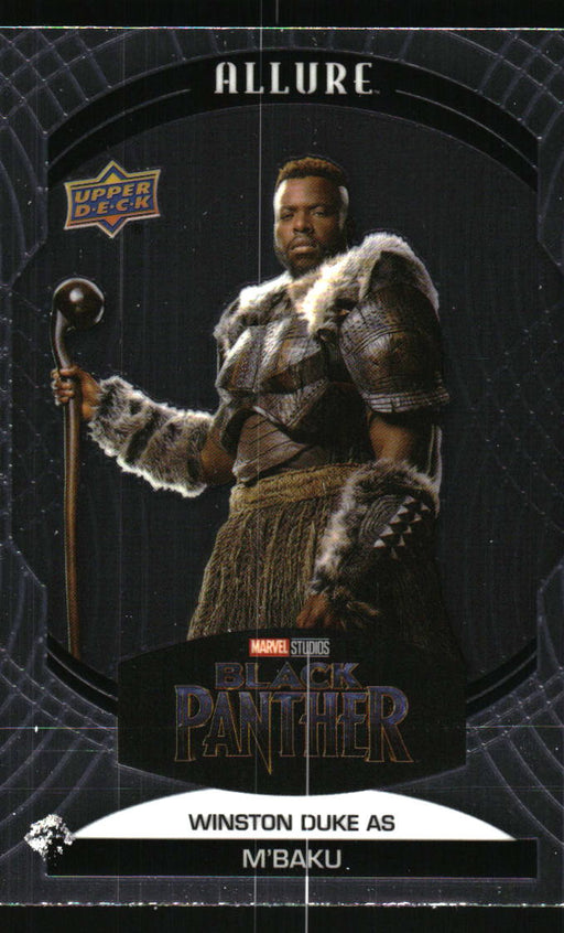 Winston Duke as M'Baku 2022 Upper Deck Marvel Allure Front of Card