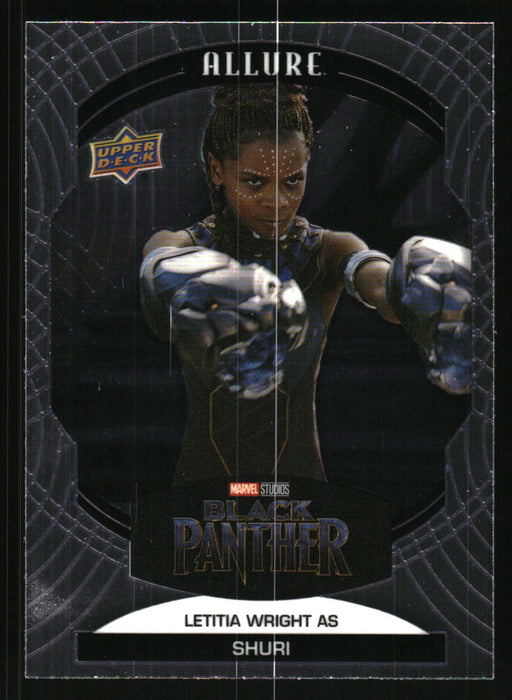 Letitia Wright as Shuri 2022 Upper Deck Marvel Allure Front of Card